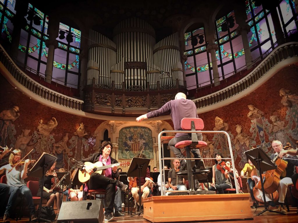 Ensayo en el Palau de Música Catalana