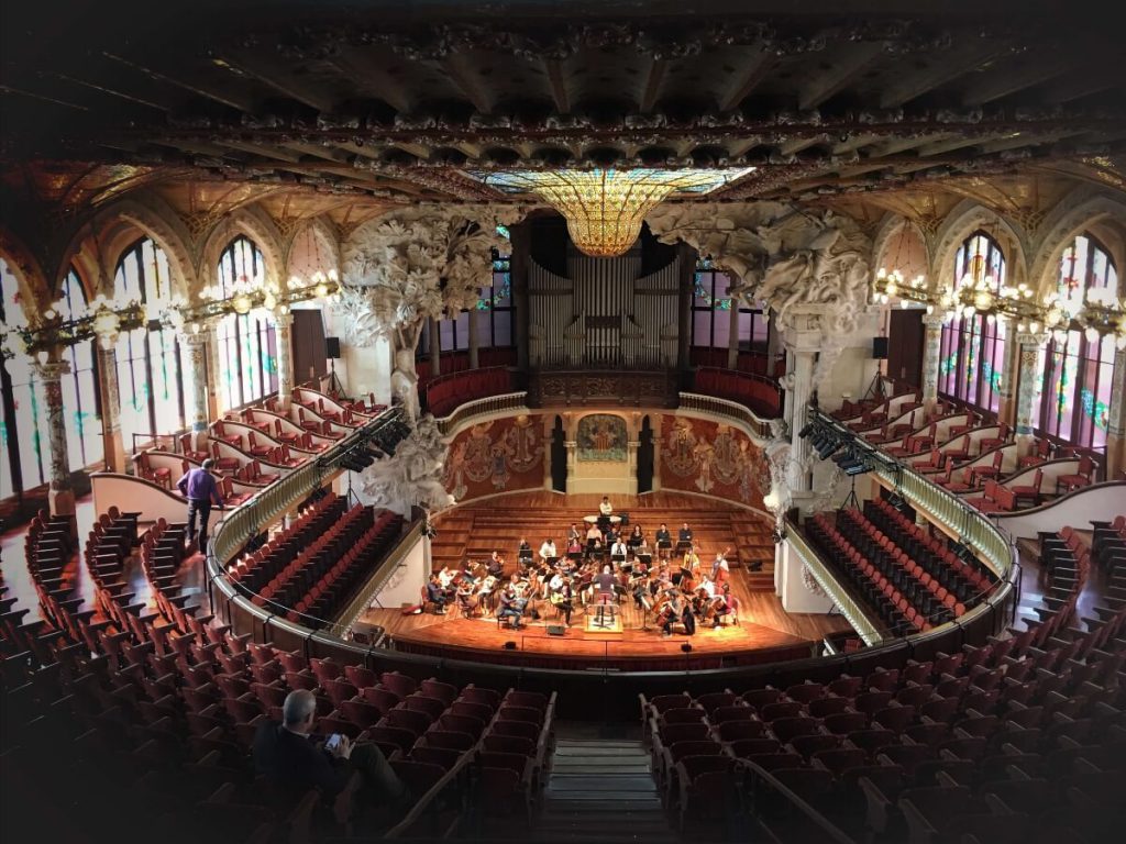 Vista del interior del Palau de la Música Catalana